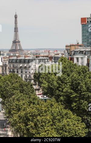 PARIS XV IMMOBILIEN Stockfoto