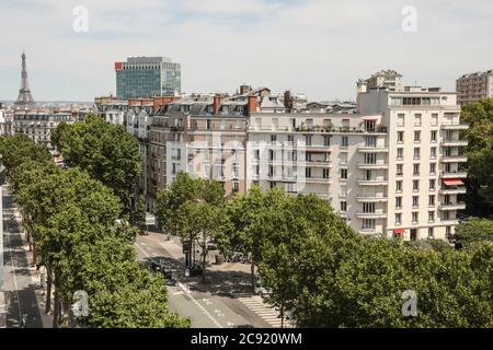 PARIS XV IMMOBILIEN Stockfoto