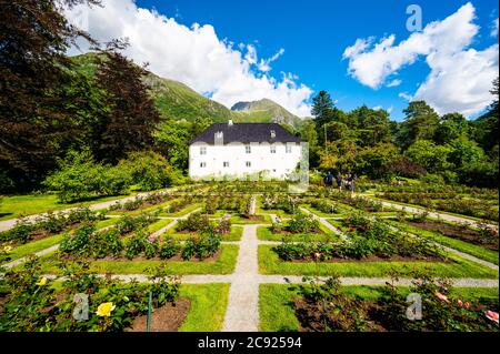 Rosendal, Westnorwegen. Stockfoto