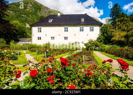 Rosendal, Westnorwegen. Stockfoto