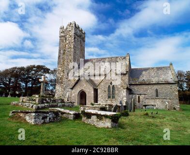 St. Michael and All Angels’ Church, Bosherston, Pembrokeshire Stockfoto