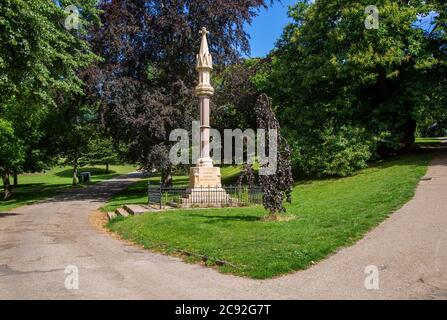 Denkmal für neun protestantische Märtyrer 1515-1558, Christchurch Park, Ipswich, Suffolk, England, Großbritannien Stockfoto