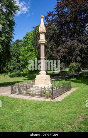 Denkmal für neun protestantische Märtyrer 1515-1558, Christchurch Park, Ipswich, Suffolk, England, Großbritannien Stockfoto