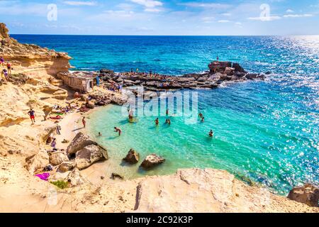 Calo des Mort, Formentera, Spanien Stockfoto
