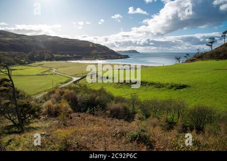 Calgary Bay, Calgary, ein Weiler an der Nordwestküste der Isle of Mull, Argyll and Bute, Schottland, Vereinigtes Königreich. Stockfoto