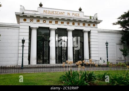 Friedhof La Recoleta, Buenos Aires, Argentinien Stockfoto