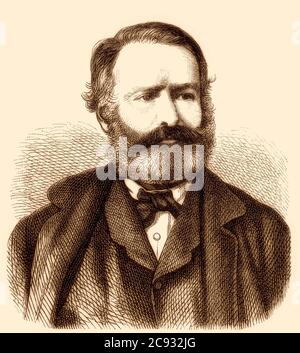 Victor Marie Hugo, 1802 – 1885, französischer Dichter, Schriftsteller und Dramatiker Stockfoto