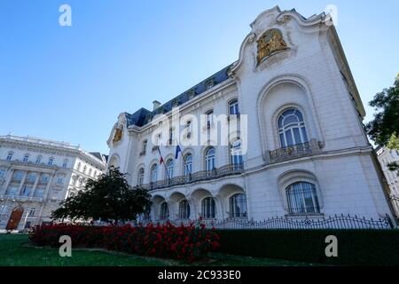 Fassade der französischen Botschaft in Wien, Österreich Stockfoto