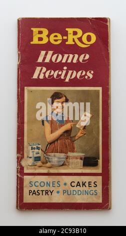 Vintage Be-RO Home Rezepte Kochbuch Stockfoto