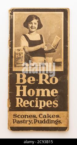Be-RO Home Rezepte Buch - beliebtes Kochbuch aus den 1950er Jahren - UK Stockfoto