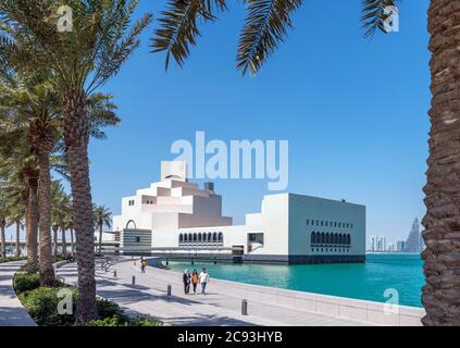 Das Museum für Islamische Kunst aus MIA Park, Doha, Katar, Naher Osten Stockfoto