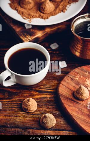 Hausgemachte Pralinen Stockfoto