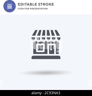 Detail Symbol Vektor, gefüllt flache Zeichen, solide Piktogramm isoliert auf weiß, Logo-Illustration. Detailsymbol für die Präsentation. Stock Vektor