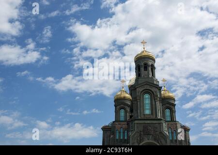 Haupttempel der russischen Streitkräfte im Patriot-Militärpark, Kubinka, Moskauer Gebiet Stockfoto