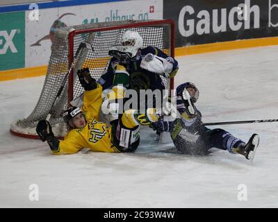 Langenthal, Kanton Bern (BE)/ Schweiz - Dezember 16 2018: Eishockey-Spiel des Teams Elite B des SC Langenthal aigainst HCT Young Lions Stockfoto