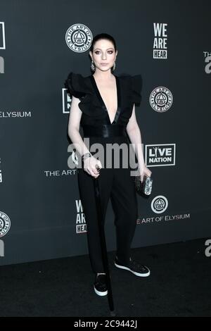 LOS ANGELES - 4. JANUAR: Michelle Trachtenberg bei der Art of Elysium Gala - Ankunft im Hollywood Palladium am 4. Januar 2020 in Los Angeles, CA Stockfoto