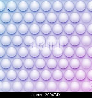 Rosa-lila 3d-Hintergrund mit Kugeln. Nahtloses geometrisches Muster Stock Vektor