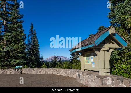 Bear Meadow Interpretive Site in Mount St. Helens National Volcanic Monument in Gifford Pinchot National Forest, Washington State, USA Stockfoto