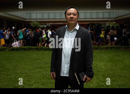 14. Juli 2016: Benny Tai posiert 2016 auf dem Campus der Universität Hongkong. Hong Kong prominente akademische und Architekt von 2014 BESETZEN ZENTRALE - UMBRELLA REVOLUTION, Professor Benny Tai ( 56 ) wird bestätigt, von der Universität von Hong Kong gestern Abend gefeuert. ( File Photo ) Juli-29, 2020 Hong Kong.ZUMA/Liau Chung-ren Credit: Liau Chung-ren/ZUMA Wire/Alamy Live News Stockfoto