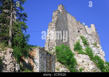 Geographie / Reisen, Deutschland, Bayern, Weissenstein bei Regen, Burgruine, Additional-Rights-Clearance-Info-not-available Stockfoto