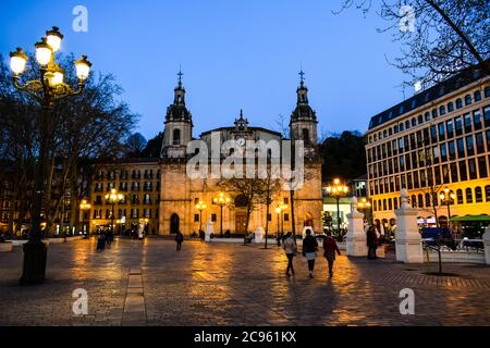 Iglesia de San Nicolas Kirche Stockfoto