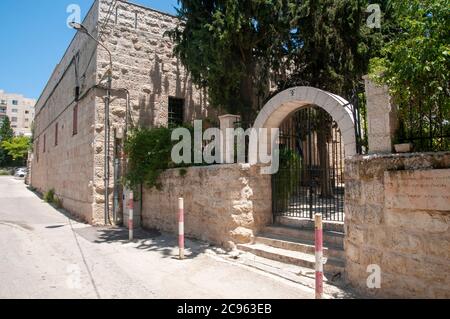 Saint Simeon Kloster, (bekannt vor Ort als San Simon) Katamon, Jerusalem, Israel Stockfoto