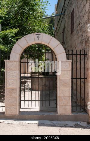 Saint Simeon Kloster, (bekannt vor Ort als San Simon) Katamon, Jerusalem, Israel Stockfoto