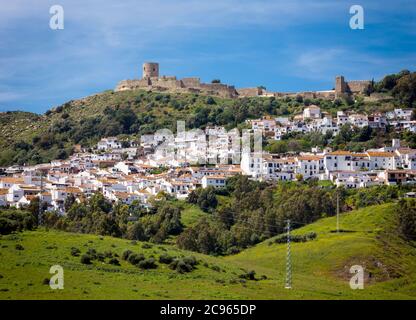 Jimena de la Frontera, Provinz Cadiz, Andalusien, Südspanien. Stockfoto