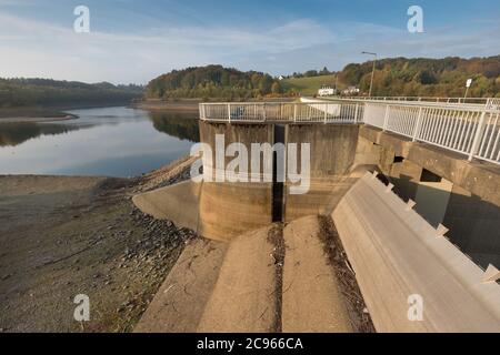 Wand von Wuppersperre, Deutschland Stockfoto