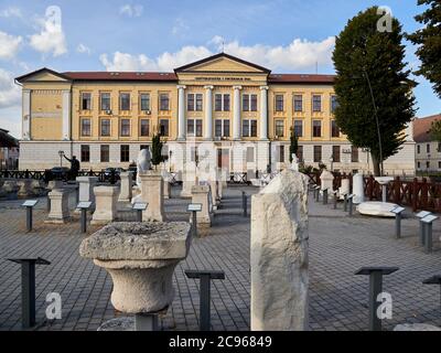 Alba Iulia, Rumänien - 20. September 2019: Universität '1 Decembrie 1918' in der Zitadelle in Alba Iulia, Siebenbürgen, Rumänien Stockfoto