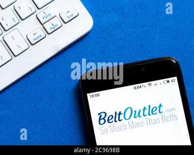 Ukraine. Juli 2020. In dieser Abbildung ist ein Belt Outlet Logo auf einem Smartphone zu sehen. Kredit: Igor Golovniov/SOPA Images/ZUMA Wire/Alamy Live Nachrichten Stockfoto