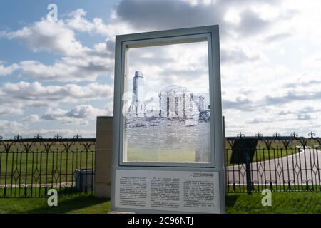 Bulgar/Russia-05.07.20:die Ansicht der Siedlung Bolgar im Bulgarischen Staatlichen Historischen und Architekturmuseum-Reserve Stockfoto