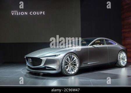 Nonthaburi-Thailand 28 NOV 2018: Mazda VISION Coupe Concept Show auf der 35. Thailand International Motor Expo 2018 Stockfoto