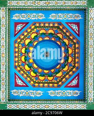 Das Dach des ersten Präsidenten Islam Karimov Grab in Usbekistan, Samarkand Stockfoto