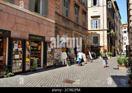 Via del Governo Vecchio, Rom, Italien Stockfoto