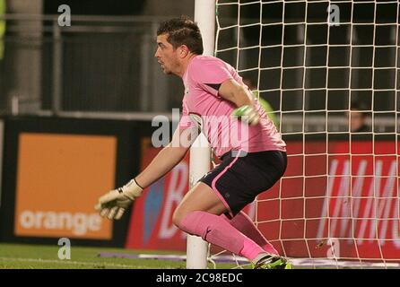 Cédric Carrasso während der Ligue 1 2012 - 2013, Stade Rennais - Girondins Bordeaux am 12. Januar 2013 im Roazon Park, Rennes - Foto Laurent Lairys / DPPI Stockfoto