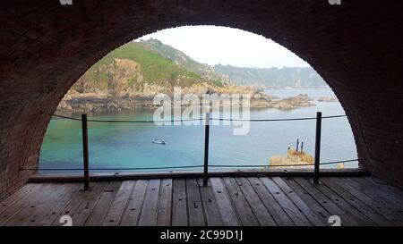 Saints Bay Harbour, Guernsey Channel Islands Stockfoto