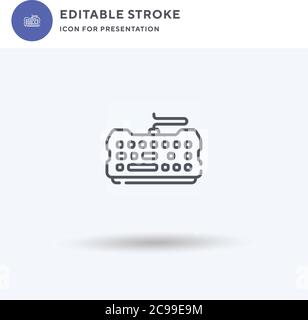 Halskette Symbol Vektor, gefüllt flache Zeichen, solide Piktogramm isoliert auf weiß, Logo-Illustration. Halskette Symbol für Präsentation. Stock Vektor