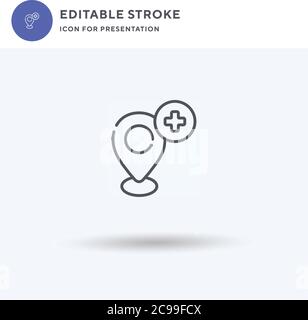 Kanone Icon Vektor, gefüllt flache Zeichen, solide Piktogramm isoliert auf weiß, Logo-Illustration. Kanone-Symbol für die Präsentation. Stock Vektor