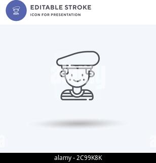 Trauben Symbol Vektor, gefüllt flache Zeichen, solide Piktogramm isoliert auf weiß, Logo-Illustration. Weintrauben Symbol für die Präsentation. Stock Vektor