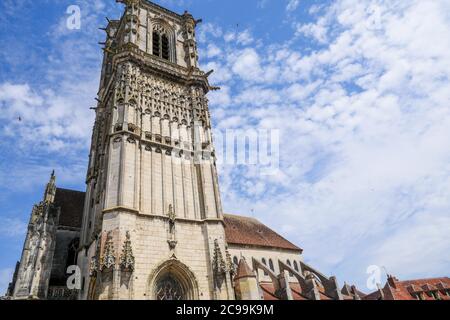 Kirche Saint-Martin, Clamecy, Nièvre, Bourgogne-Franche-Comté, Frankreich Stockfoto