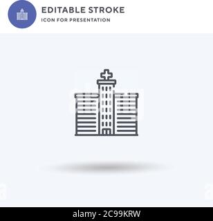 Chat-Symbol-Vektor, gefüllt flache Zeichen, solide Piktogramm isoliert auf weiß, Logo-Illustration. Chat-Symbol für Präsentation. Stock Vektor