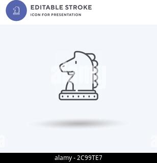 Sneaker Icon Vektor, gefüllt flaches Zeichen, solides Piktogramm isoliert auf weiß, Logo Illustration. Sneaker-Symbol für die Präsentation. Stock Vektor