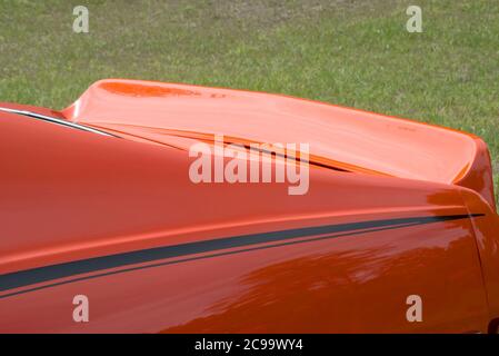 Big Bad Orange 1970 AMC Javelin Spoiler Stockfoto