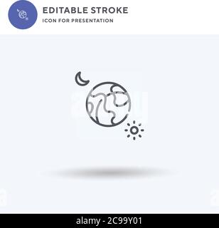 Jacke Symbol Vektor, gefüllt flache Zeichen, solide Piktogramm isoliert auf weiß, Logo-Illustration. Jackensymbol für Präsentation. Stock Vektor