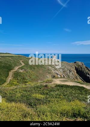 Pleinmont Observation Tower MP4 L'Angle, Torteval, Guernsey Channel Islands Stockfoto