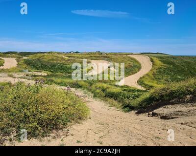 Pleinmont, Motocross Track, Torteval, Guernsey Channel Islands Stockfoto