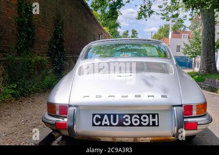 Porsche 911 T Classic Car in Hampstead London. Stockfoto