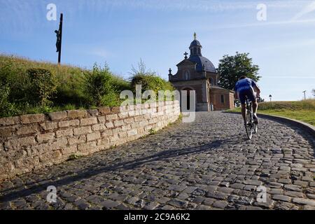 Die Kapelle unserer Lieben Frau von Oudenberg, auf dem Gipfel des Muur in Geraardsbergen, Belgien Stockfoto