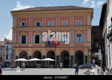 Piacenza, Italien - Juni 2020: Rathaus Stockfoto